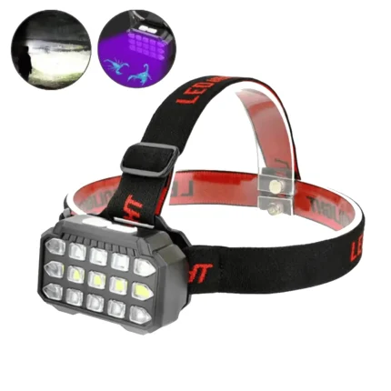 Torche led frontale avec uv